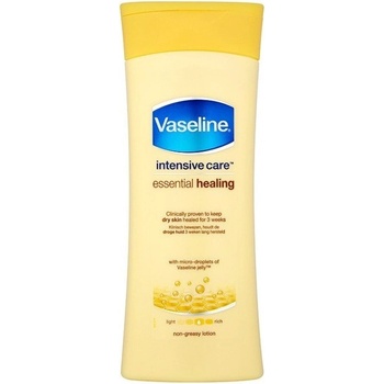 Vaseline Essential Healing telové mlieko hydratačné Intensive Care, With Micro-Droplets Of Vaseline Jelly 400 ml