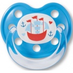 Baby-Nova Baby Nova Бебешка силиконова залъгалка силикон , синя (28227) - baby