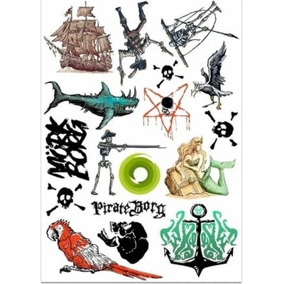 Mytago sada samolepek pirate Borg