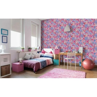 DIMEX ART Луксозна флизелинова тапета цветен флорален акварел