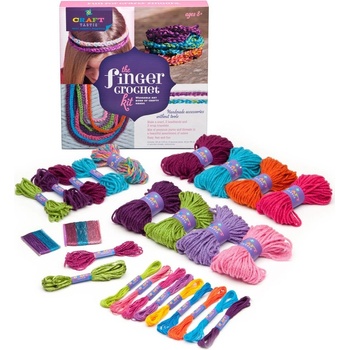 Háčkovanie prstami sada na výrobu doplnkov
