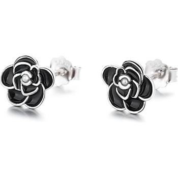 DELIS Стерлингово сребро 925, jw1337, модел цвете, обеци с родиево покритие (jw1337)
