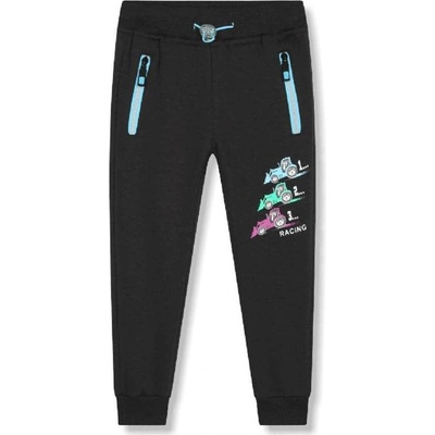 ZATEPLENÉ dětSKÉ tepláky S TRAKTOREM Tmavě modrá