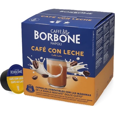 Caffè Borbone | Café con Leche - 16 капсули за Dolce Gusto