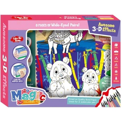 Wiky Изтриваеми книжки за оцветяване 8 картинки 28x21, 5 см