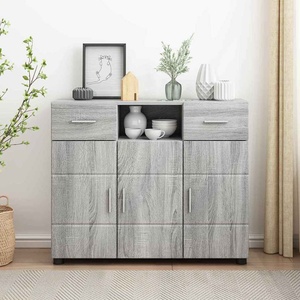vidaXL Дървен шкаф Сив Сонома Инженерна дървесина (880287)
