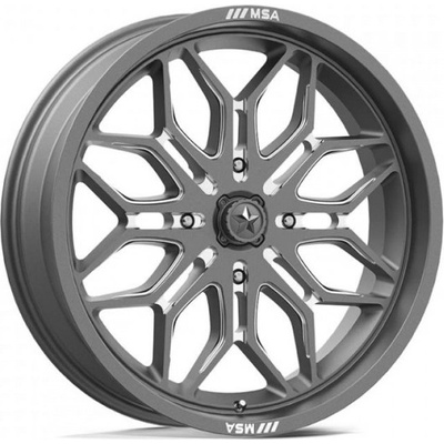 MSA OFFROAD M47 SNIPER 7x18 4x156 ET10 gunmetal milled