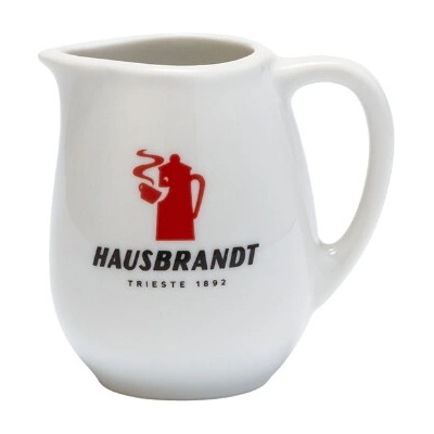 Hausbrandt kanvička na mlieko červené logo 80 ml