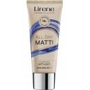 Lirene Nature Matte zmatňujúci fluidný make-up pre dlhotrvajúci efekt 12 Natural 30 ml