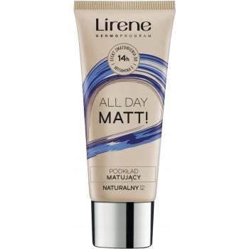Lirene Nature Matte zmatňujúci fluidný make-up pre dlhotrvajúci efekt 12 Natural 30 ml