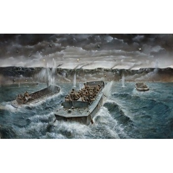 Italeri Model Kit loď 6524 LCVP with US INFANTRY 1:35