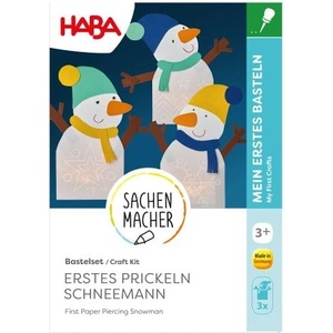 HABA Креативен комплект Първо пробиване на хартия Снежен човек (2012698)