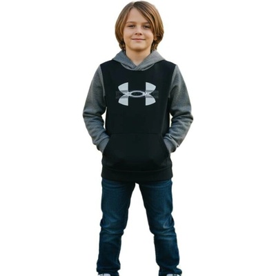Under Armour UA Rival Flc Cblck Grphc HD černá