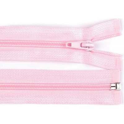 Spirálový zip No 5 délka 45 cm bundový POL, malé, 133 růžová světlá