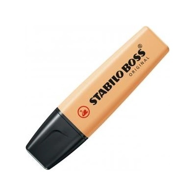 Zvýrazňovač STABILO BOSS ORIGINAL Pastelový, jemne oranžový