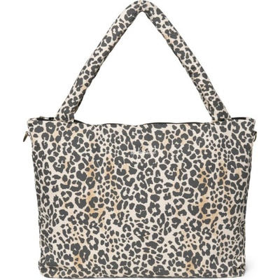 Studio Noos Soft Cotton Diaper Bag taška Natural Leopard