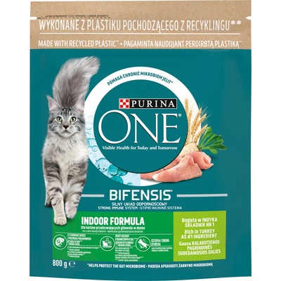 ONE Cat Indoor Turkey Cat Food 800 g