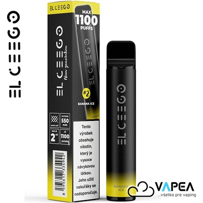 EL CEEGO Banana Ice 16,5 mg 1100 poťahov