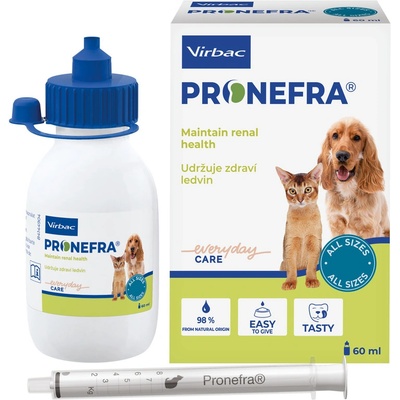 Virbac Pronefra Kidney support doplňky stravy pro psy a kočky 60 ml