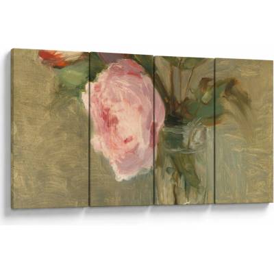 Obraz - Berthe Morisot, Peonies, reprodukcia, štvordielne 160x80 cm