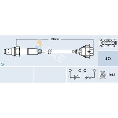 Lambda sonda FAE 77303