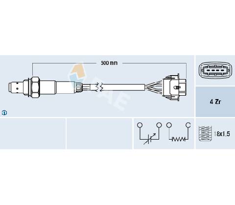 Lambda sonda FAE 77303