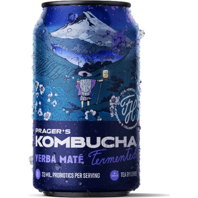 Prager's Kombucha Yerba Maté 12 x 330 ml