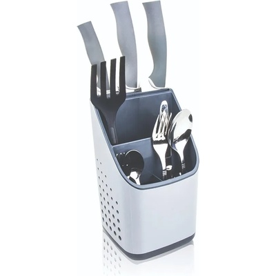 Horecano HOME-Поставка за прибори 13x13, 5xh23 cm АНТРАЦИТ / СИВО (50840) (0119106)