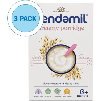Kendamil Mliečna krémová ovsená 3 x 150 g