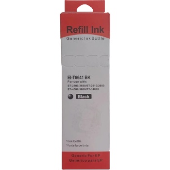 Compatible БУТИЛКА УНИВЕРСАЛНО МАСТИЛО ЗА EPSON ЕТ 2500/2550/2610/2650/3600/4500/14000 - Ink Bottle - Black - /664/ - PN EI-T6641 - NEOMAX (EI-T6641)