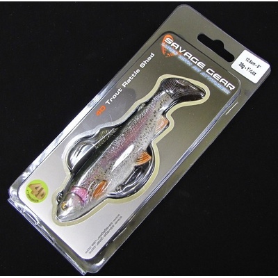 Savage Gear 4D Trout Rattle Shad 12,5cm 35g Rainbow Trout