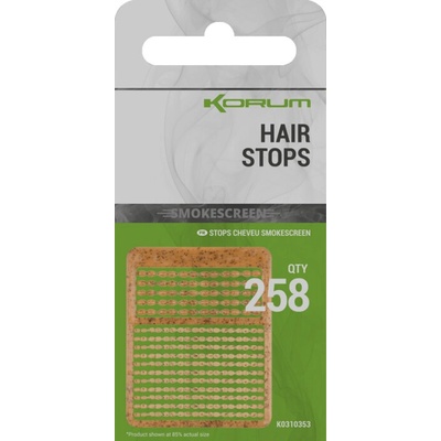 Korum Zarážky Smokescreen Hair Stops 258 ks