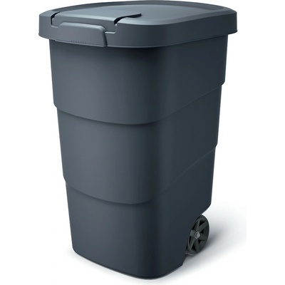 Prosperplast Wheeler 95 l antracit černé víko NBWB95-S411