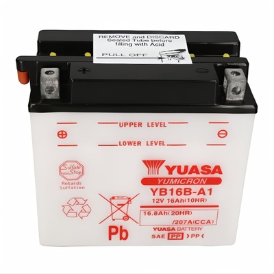 YUASA Yumicron 12V 16Ah left+ YB16B-A1
