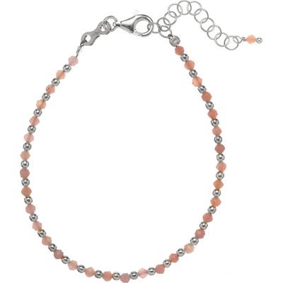 Alisia korálkový náramek z růžového opálu AL1235-Argento-OpaleRosa