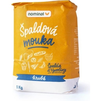 NOMINAL Špaldová mouka hrubá 1000 g – Zboží Mobilmania