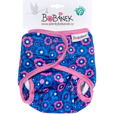 Bobánek Vrchné nohavičky PUL SZ Modré kvety