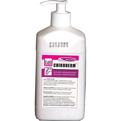 Chiroderm dezinfekční mýdlo 500 ml
