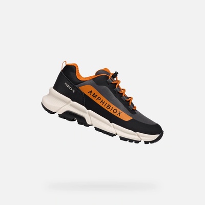 Geox Flexyper Plus Boy tmavě šedá