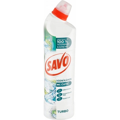 Savo Turbo na vodní kámen WC gel 700 ml – Zboží Mobilmania