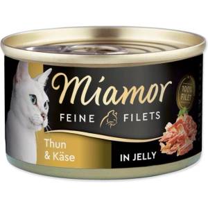 Miamor Консерва Miamor Feine Filets Adult риба тон с кашкавал в желе 100g (393-74046)