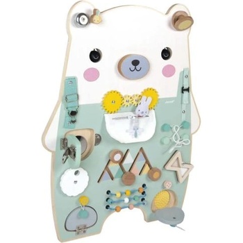 Janod Pure Дървена моторна дъска с активности Мечка