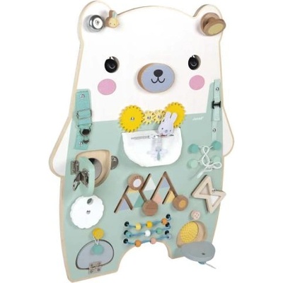 Janod Pure Дървена моторна дъска с активности Мечка
