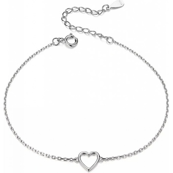 Linda's Jewelry strieborný náramok Nežné Srdce INR165