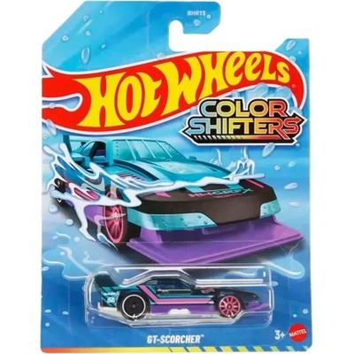 Количка с променящ се цвят Hot Wheels Colour Shifters - GT-Scorcher, 1: 64 (BHR15)
