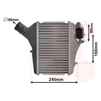 Chladič turba VAN WEZEL 25004286