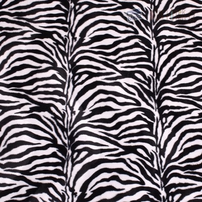 Umelá kožušina vzor zebra