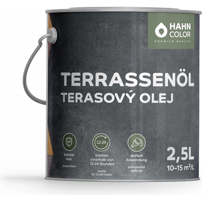 Hahn Color Terasový olej 2,5 l Bezbarvý
