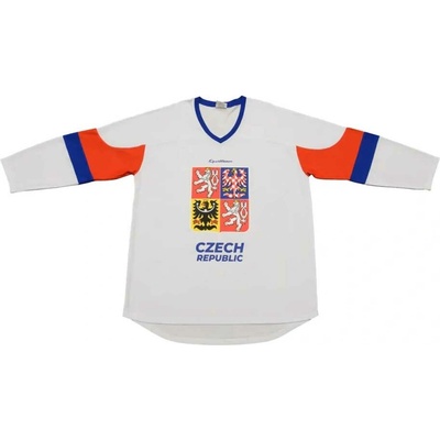 SPORT TEAM Hokejový dres ČR 9 Biela Červená Modrá