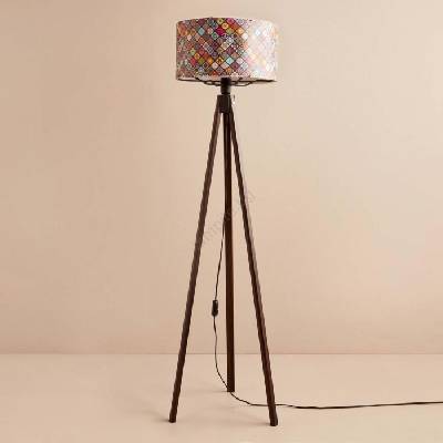 ASIR GROUP Подова лампа AYD 1xE27/40W/230V кафява/пъстроцветна (AS2891)